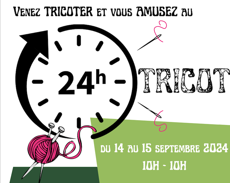 24h du tricot, le 14 septembre